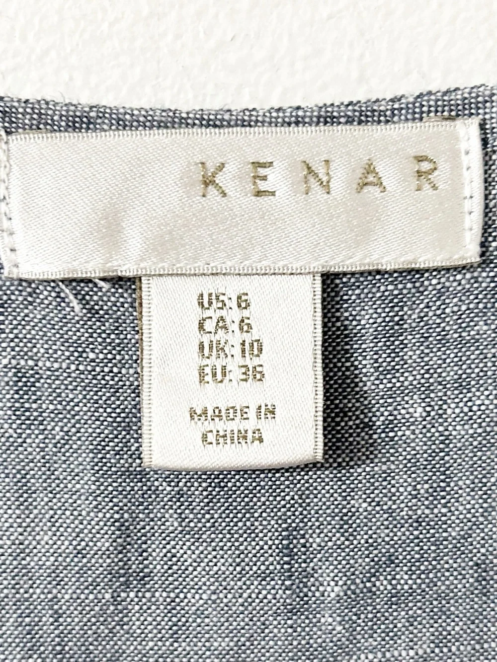 Kenar Sleeveless Linen-Blend Tunic Coverup in Chambray Gray-Blue